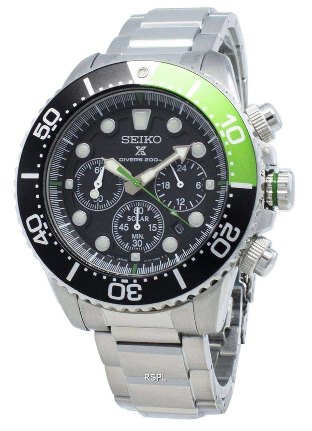 Orologio da uomo Seiko Prospex SSC615 SSC615P1 SSC615P solare cronografo rinnovato