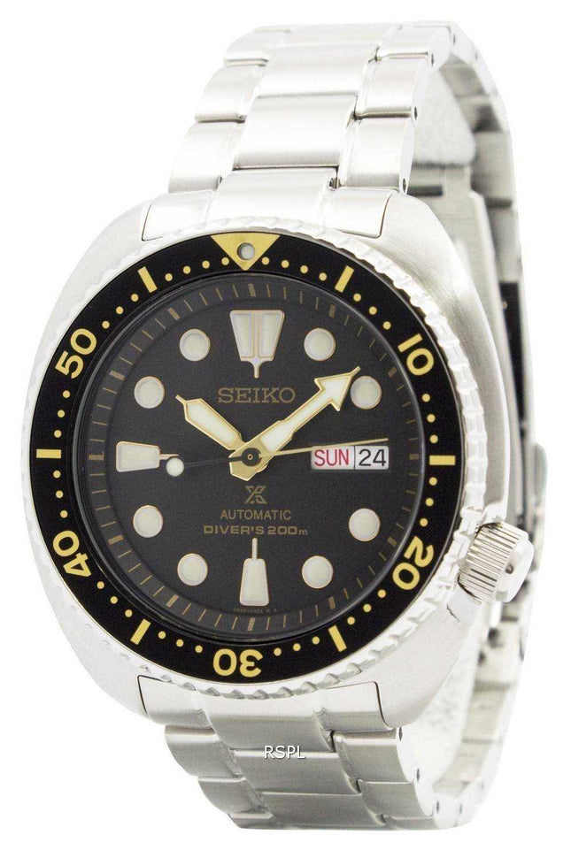 Orologio da uomo Seiko Prospex Turtle Automatic Diver 200M SRP775 SRP775K1 SRP775K 200M ricondizionato