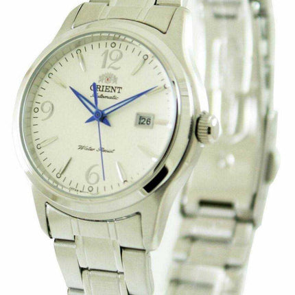 Rinnovato orologio da donna Orient automatico Charlene quadrante bianco NR1Q005W