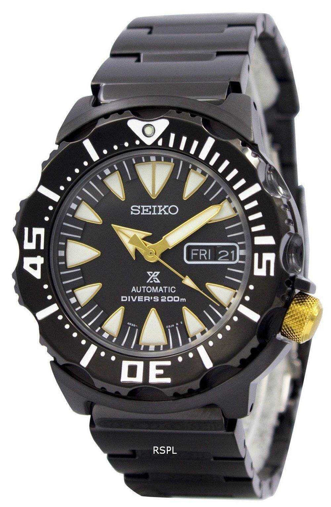 Orologio da uomo Seiko Prospex Air Diver Monster SRP583 SRP583K1 SRP583K 200M ricondizionato