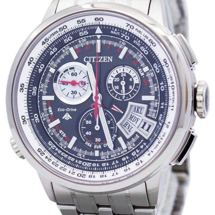Orologio da uomo ricondizionato Citizen Titanium Promaster radiocontrollato World Time BY0010-52E BY0010 200M