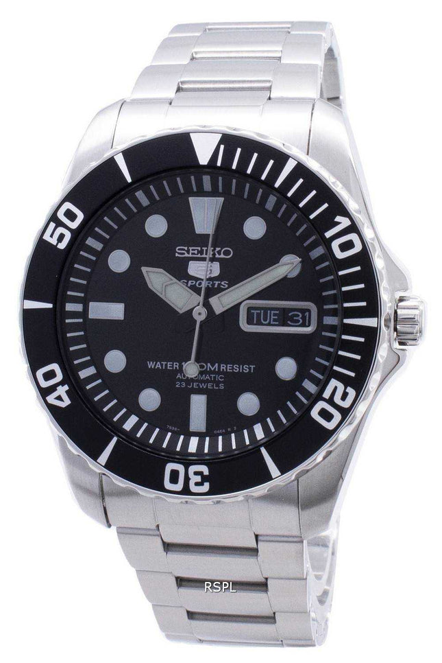 Orologio da uomo automatico Seiko 5 ricondizionato a 23 rubini SNZF17 SNZF17K1 SNZF17K 100M