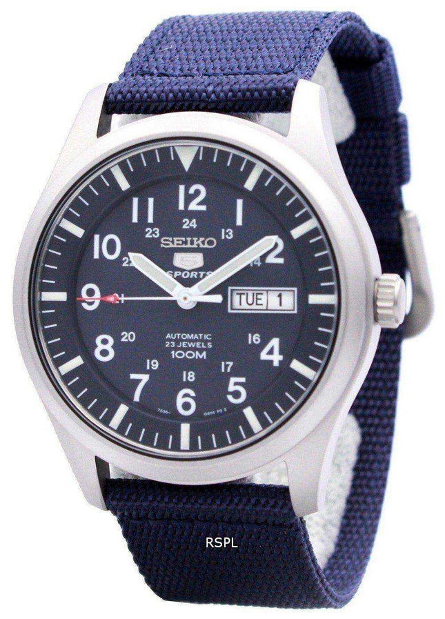 Orologio da uomo automatico Seiko 5 Sports SNZG11 SNZG11K1 SNZG11K 100M ricondizionato