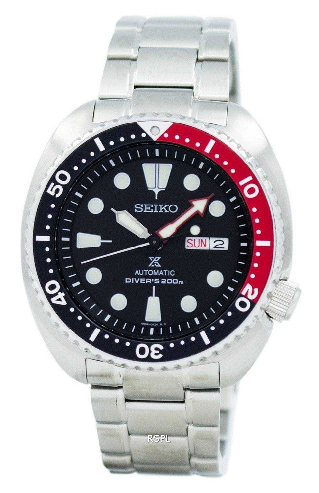 Orologio da uomo Seiko Prospex Turtle Automatic Diver SRP789 SRP789K1 SRP789K 200M ricondizionato
