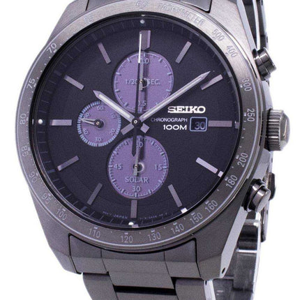 Orologio da uomo Seiko Solar Chronograph SSC721 SSC721P1 SSC721P 100M ricondizionato