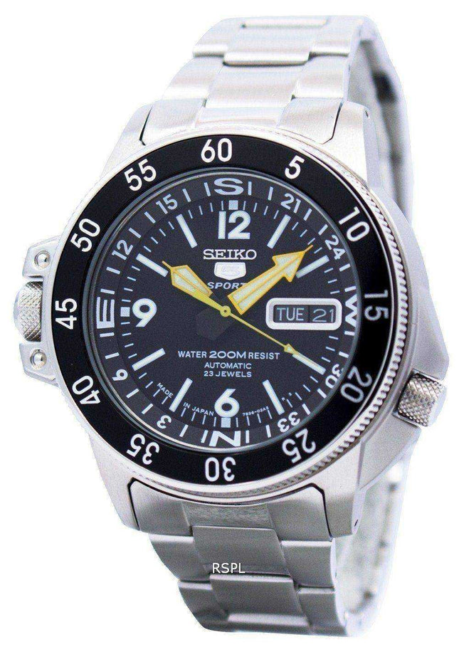 Orologio da uomo automatico SKZ211 SKZ211J1 SKZ211J 200M realizzato in Giappone da Seiko 5 Sports Diver ricondizionato