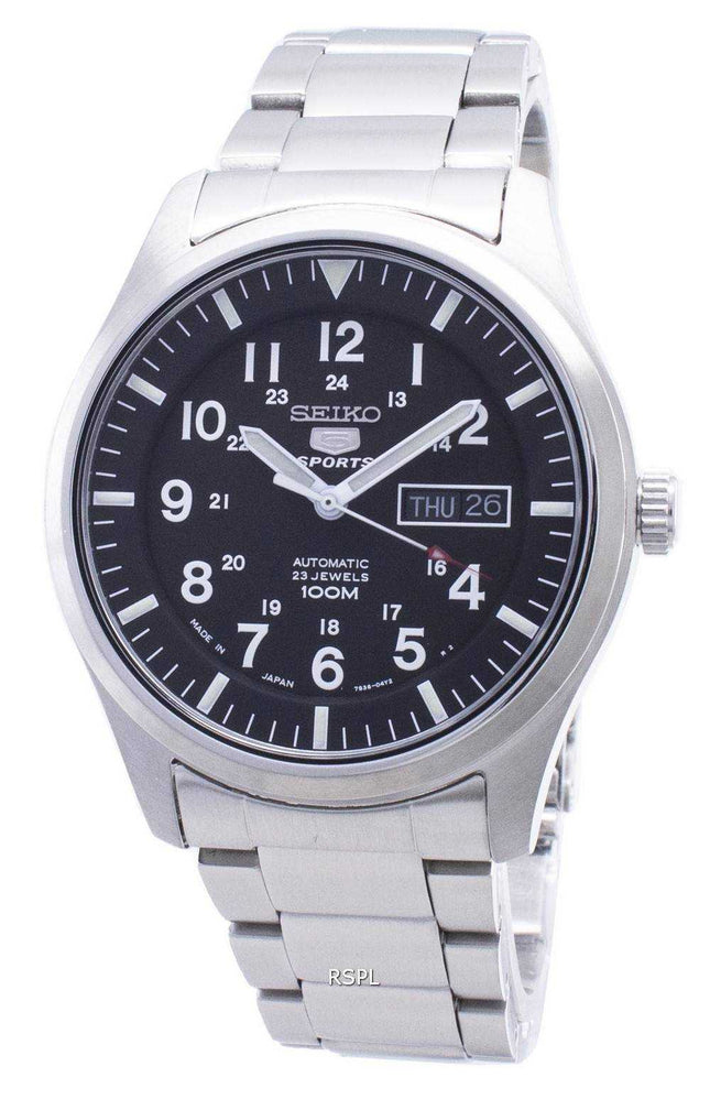 Orologio da uomo automatico analogico Seiko 5 ricondizionato SNZG13 SNZG13J1 SNZG13J 100M