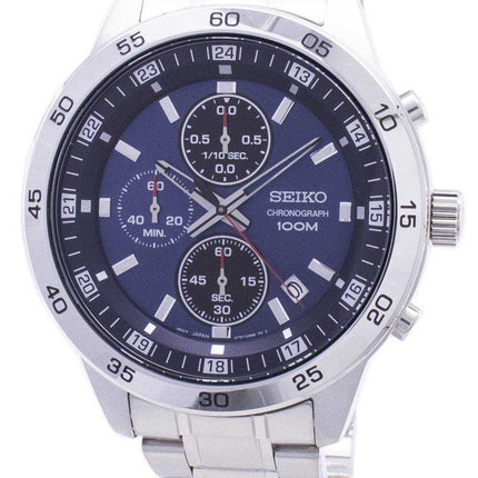 Orologio da uomo rinnovato Seiko cronografo al quarzo analogico SKS639 SKS639P1 SKS639P
