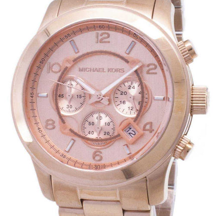 Cronografo al quarzo Michael Kors Runway ricondizionato MK8096 100M unisex