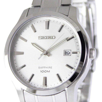 Orologio da uomo Seiko Neo Classic Quartz Sapphire SGEH39 SGEH39P1 SGEH39P 100M ricondizionato