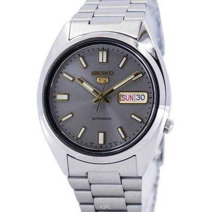 Orologio da uomo Seiko 5 ricondizionato quadrante grigio automatico SNXS75 SNXS75K1 SNXS75K