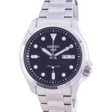 Orologio da uomo Seiko 5 Sports ricondizionato quadrante nero automatico SRPE55 SRPE55K1 SRPE55K 100M