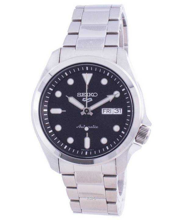 Orologio da uomo Seiko 5 Sports ricondizionato quadrante nero automatico SRPE55 SRPE55K1 SRPE55K 100M