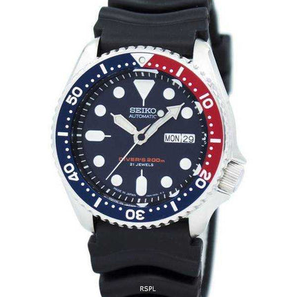 Orologio da uomo con quadrante blu Seiko ricondizionato automatico SKX009 SKX009J1 SKX009J 200M da uomo