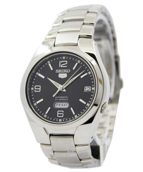 Orologio da uomo Seiko 5 ricondizionato con quadrante nero automatico SNK623 SNK623K1 SNK623K