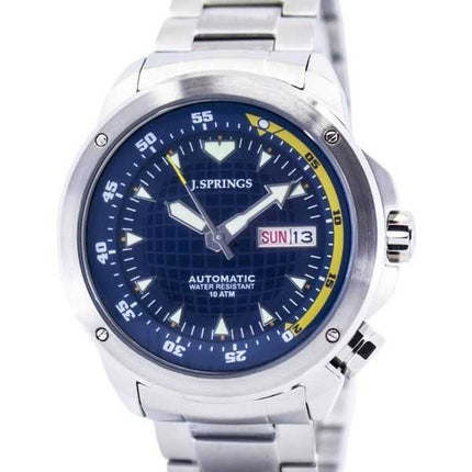 Orologio da uomo J.Springs by Seiko automatico con quadrante blu navy 100M BEB022 ricondizionato