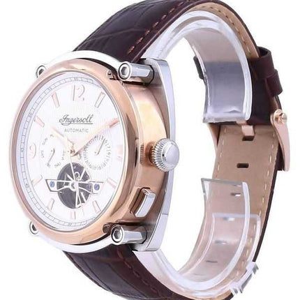 Orologio da uomo Ingersoll The Michigan White Dial Open Heart Automatic I01103B ricondizionato