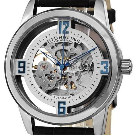 Orologio da uomo Stuhrling Original Winchester Automatic Skeleton Dial 877.01 ricondizionato