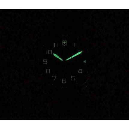 Orologio da uomo Victorinox Fieldforce in pelle con quadrante nero al quarzo 241846 100M ricondizionato