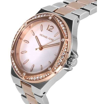 Orologio da donna Michael Kors Lennox Crystal Accents Silver Dial Quartz MK6989 ricondizionato
