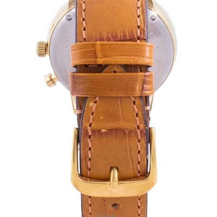 Orologio da donna Zeppelin Hindenburg LZ129 Moon Phase quadrante bianco al quarzo 70391 ricondizionato