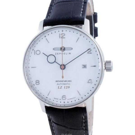 Orologio da uomo Zeppelin LZ129 Hindenburg con quadrante bianco automatico 80621 ricondizionato