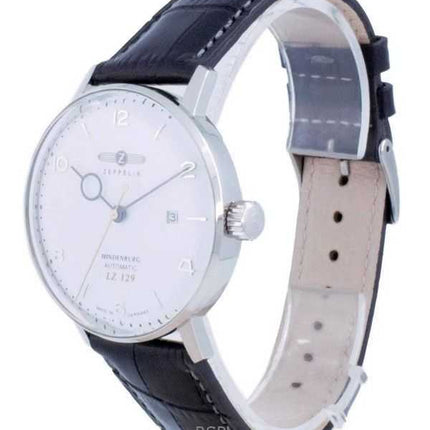 Orologio da uomo Zeppelin LZ129 Hindenburg con quadrante bianco automatico 80621 ricondizionato