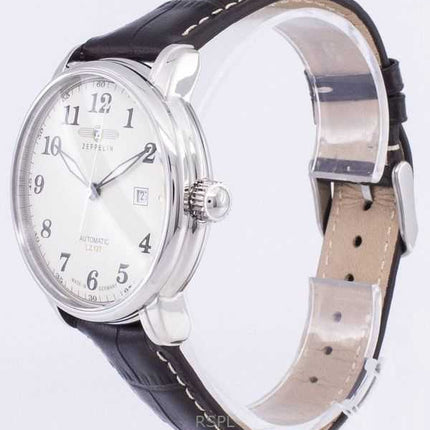 Orologio da uomo Zeppelin LZ127 Graf Beige Dial ricondizionato, prodotto in Germania, automatico 76565