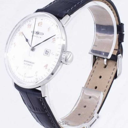 Orologio da uomo Zeppelin LZ129 con quadrante argentato, prodotto in Germania, automatico 70665, ricondizionato
