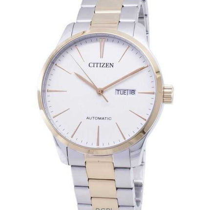 Orologio da uomo Citizen Analogico in acciaio inossidabile con quadrante avorio automatico NH8356-87A ricondizionato