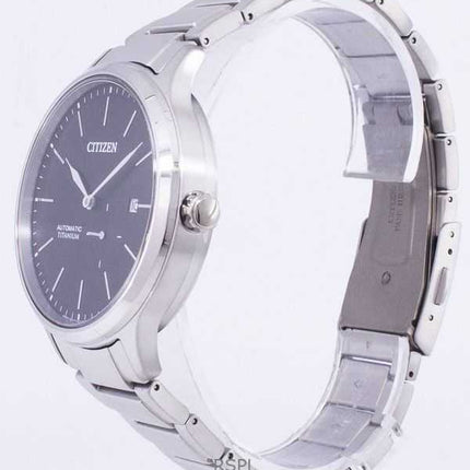 Orologio da uomo Citizen Super Titanium quadrante nero automatico NJ0090-81E ricondizionato
