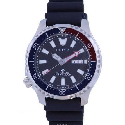 Orologio da uomo Citizen Promaster Asia Fugu Limited Edition con quadrante nero automatico subacqueo NY0110-13E 200M ricondizion