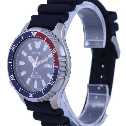 Orologio da uomo Citizen Promaster Asia Fugu Limited Edition con quadrante nero automatico subacqueo NY0110-13E 200M ricondizion