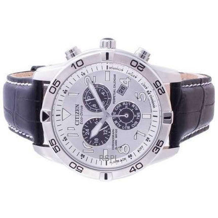 Orologio da uomo Citizen Perpetual Calendar Chronograph Silver Dial Eco-Drive BL5470-14A 100M ricondizionato