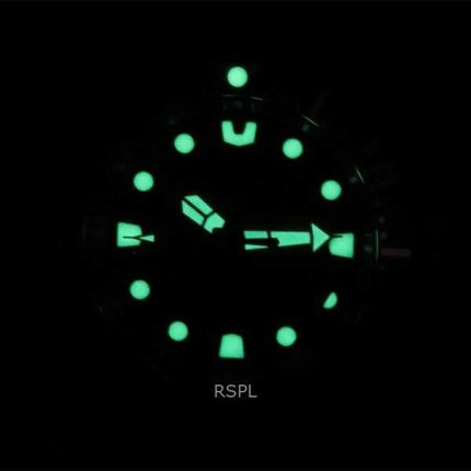 Orologio da uomo Citizen Promaster Marine Eco-Drive Diver's BN0157-11X 200M con cinturino in gomma e quadrante verde, ricond