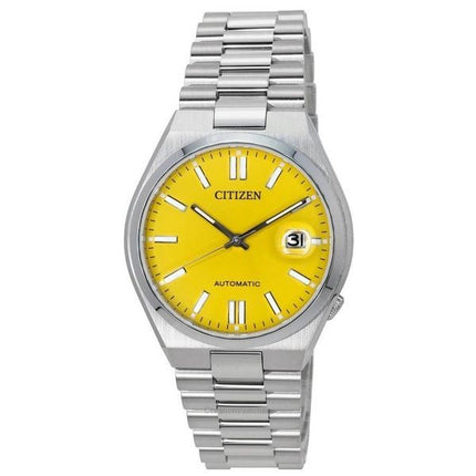 Orologio da uomo Citizen Tsuyosa in acciaio inossidabile con quadrante giallo automatico NJ0150-81Z ricondizionato