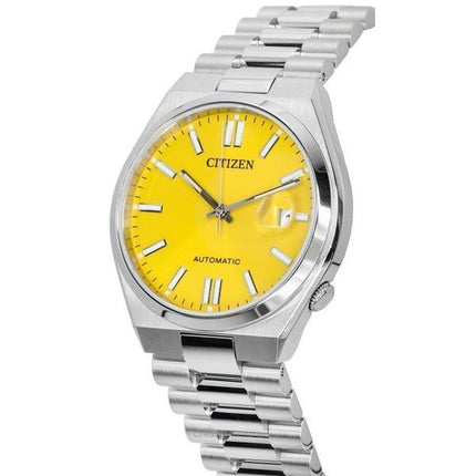 Orologio da uomo Citizen Tsuyosa in acciaio inossidabile con quadrante giallo automatico NJ0150-81Z ricondizionato