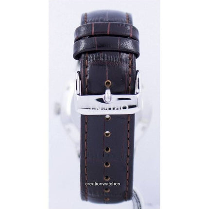 Orologio da uomo Orient Bambino Classic con cinturino in pelle e quadrante champagne, ricondizionato, automatico, FAC00009N0, di