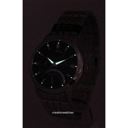 Orologio da uomo Orient Star Retrograde in acciaio inossidabile con quadrante nero, automatico, SDE00002B0, 100 m, ricondizionat