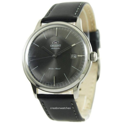 Orologio da uomo Orient Bambino Classic con cinturino in pelle e quadrante grigio, automatico, ER2400KA, ricondizionato