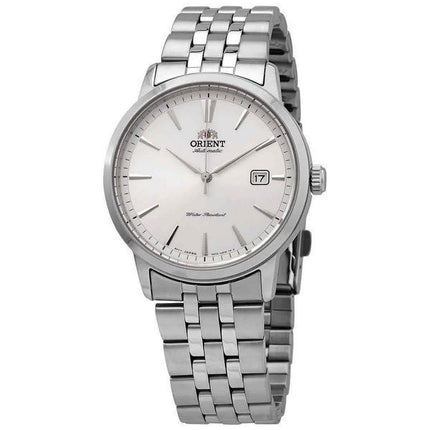 Orologio da uomo Orient Contemporary Symphony III in acciaio inossidabile con quadrante argentato, automatico, RA-AC0F02S10B, ri