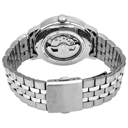 Orologio da uomo Orient Contemporary Symphony III in acciaio inossidabile con quadrante argentato, automatico, RA-AC0F02S10B, ri