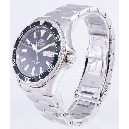 Orologio da uomo Orient Mako III in acciaio inossidabile con quadrante verde, automatico, RA-AA0004E19B, 200 m, ricondizionato