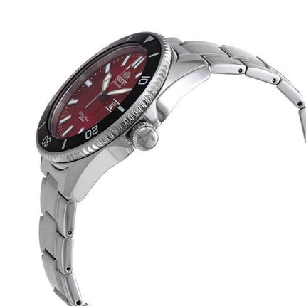 Orologio da uomo Orient Sports in acciaio inossidabile con quadrante rosso, automatico, subacqueo, RA-AA0915R19B, 200 m, ricondi