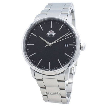 Orologio da uomo Orient Classic in acciaio inossidabile con quadrante nero, automatico, RA-AC0E01B10B, 100 m, ricondizionato