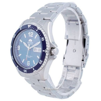 Orologio da uomo Orient Mako II in acciaio inossidabile con quadrante blu, automatico, subacqueo, SAA02002D3, 200 m, ricondizion