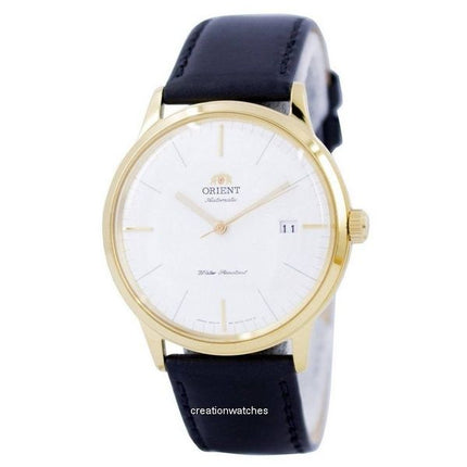 Orologio da uomo Orient Bambino Classic, cinturino in pelle, quadrante bianco, automatico, FAC0000BW0, ricondizionato, di second