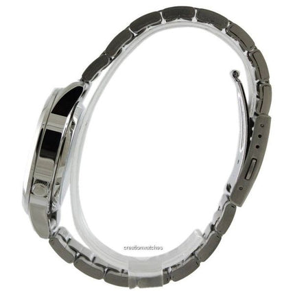 Orologio da uomo Seiko 5 in acciaio inossidabile con quadrante nero automatico SNKK31K1 ricondizionato