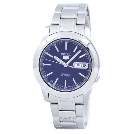 Orologio da uomo Seiko 5 SNKE51J1 automatico con quadrante blu in acciaio inossidabile ricondizionato