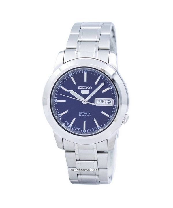Orologio da uomo Seiko 5 SNKE51J1 automatico con quadrante blu in acciaio inossidabile ricondizionato